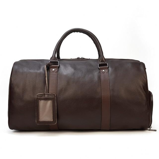 Leather Women Soft Travel Bag