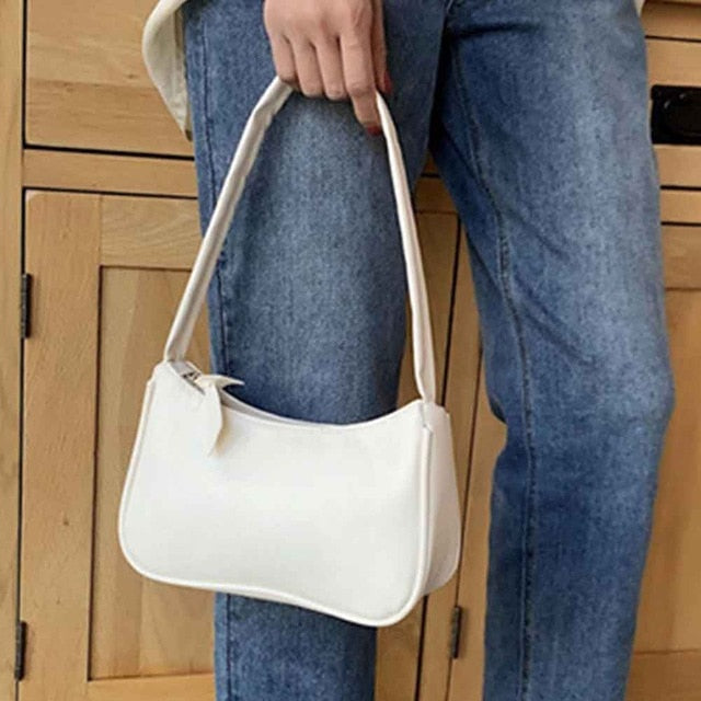 Retro Vintage Leather Handle Bag