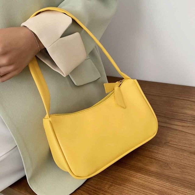 Retro Vintage Leather Handle Bag