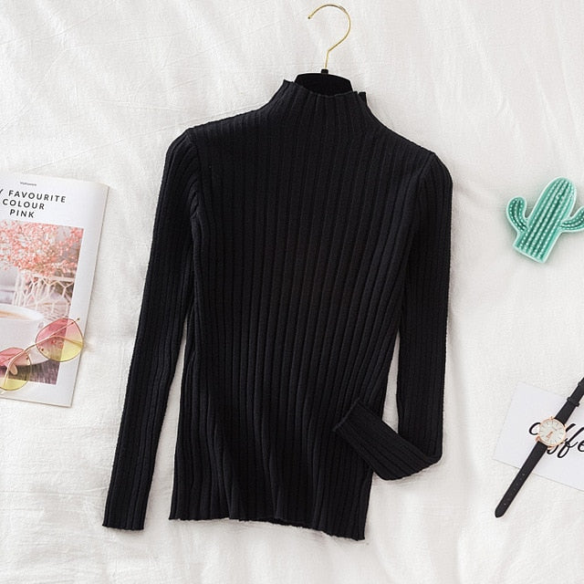 Croysier Pullover Ribbed Knitted Sweater