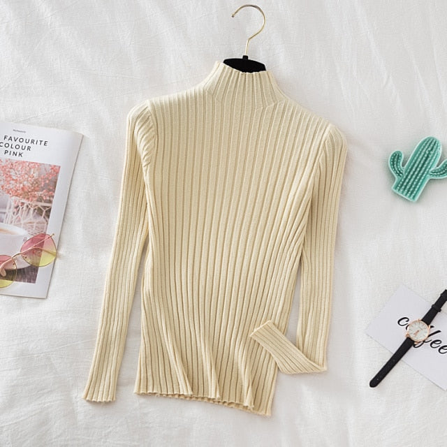 Croysier Pullover Ribbed Knitted Sweater