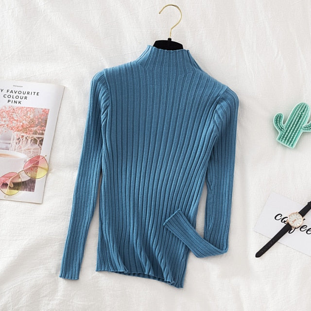 Croysier Pullover Ribbed Knitted Sweater