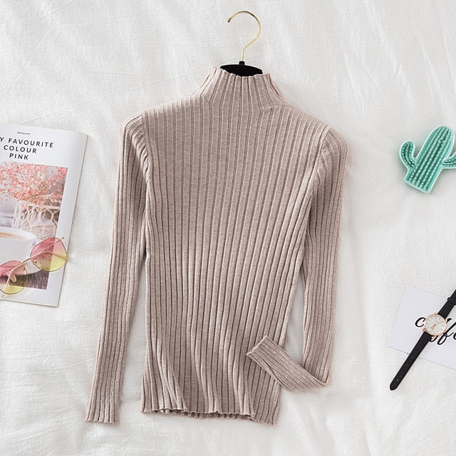 Croysier Pullover Ribbed Knitted Sweater