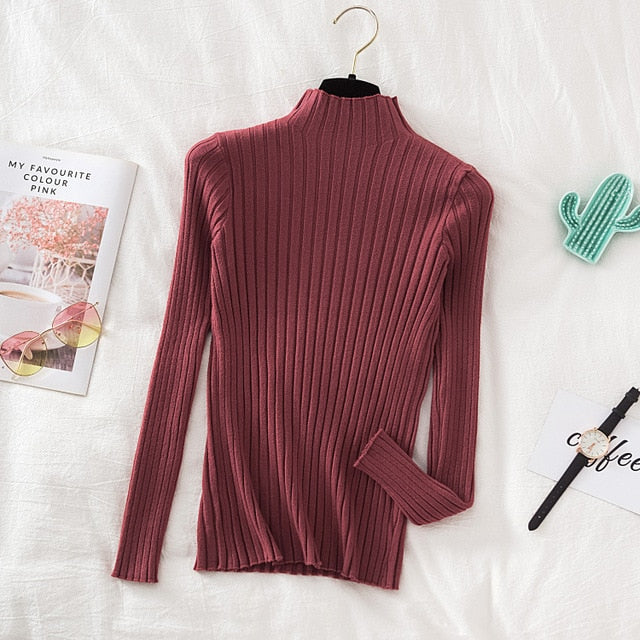 Croysier Pullover Ribbed Knitted Sweater