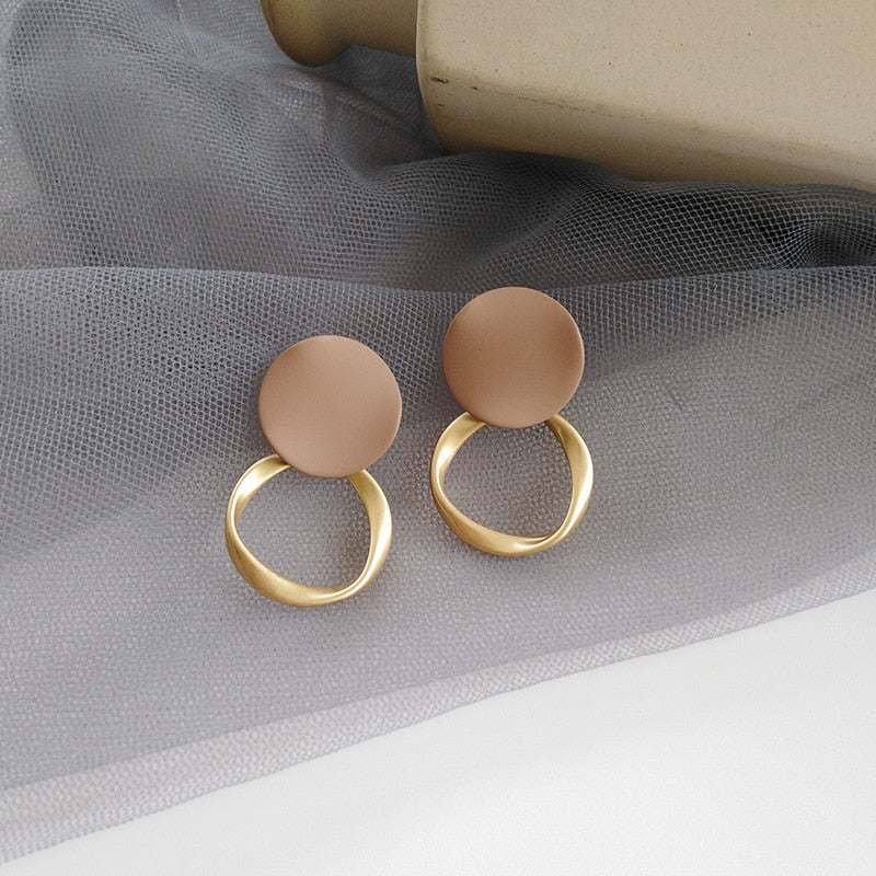 Autumn Winter Brown Vintage Earrings