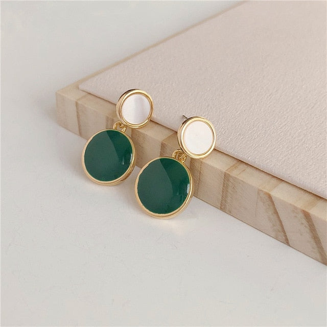 Autumn Winter Brown Vintage Earrings