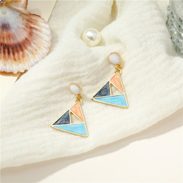 Autumn Winter Brown Vintage Earrings