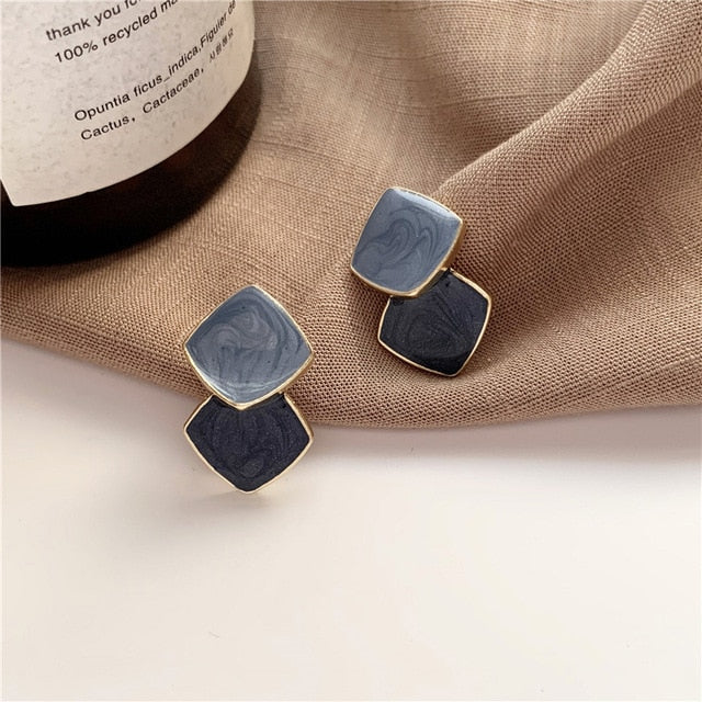 Autumn Winter Brown Vintage Earrings
