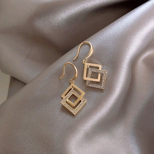 Autumn Winter Brown Vintage Earrings