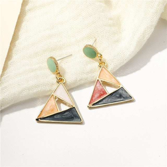 Autumn Winter Brown Vintage Earrings