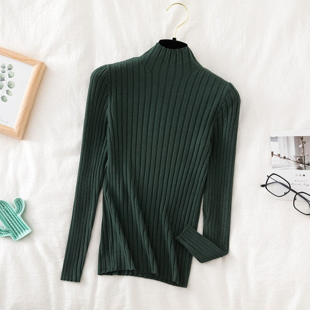 Croysier Pullover Ribbed Knitted Sweater
