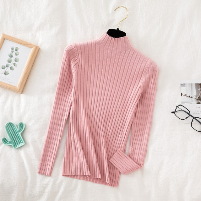 Croysier Pullover Ribbed Knitted Sweater