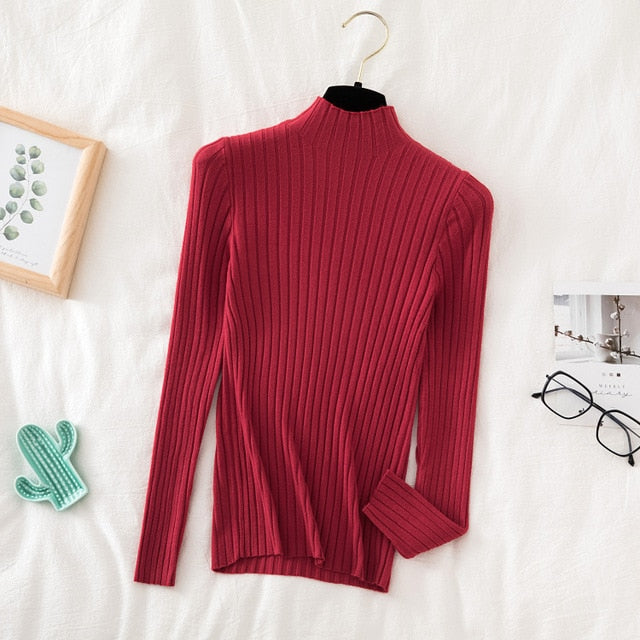 Croysier Pullover Ribbed Knitted Sweater