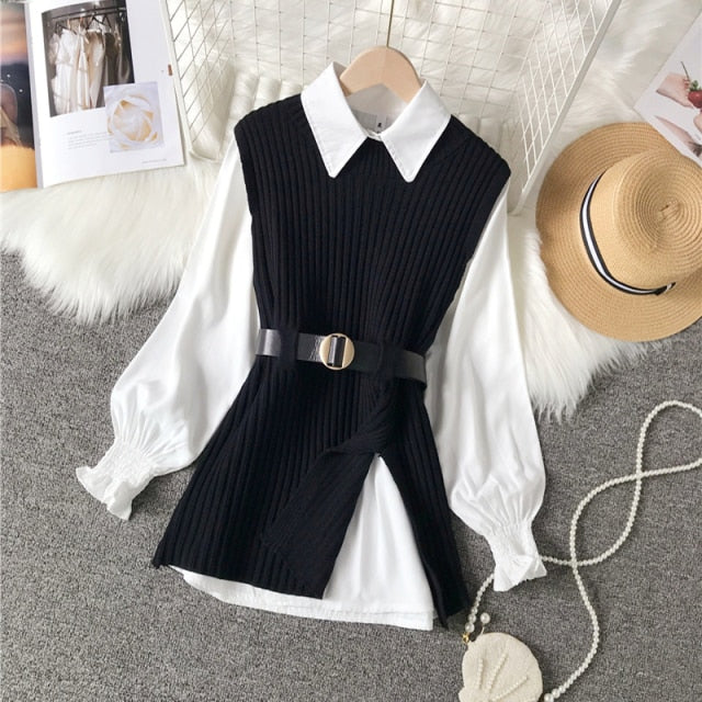 Long Lantern Sleeve Shirt