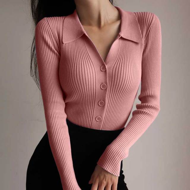 2022 New Lapel Slim Slimming Top